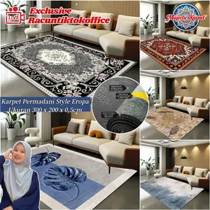 [MK X RACUNTIKTOK] Karpet Permadani Eropa Jumbo Ukuran 300 x 200cm Bahan Polyester