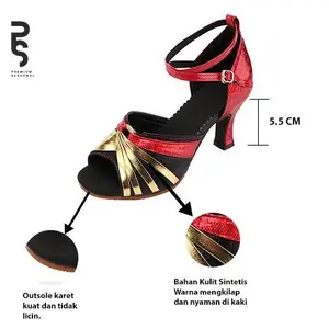 EDYTA - Sepatu Dansa Latin/ Dance Heels 5CM
