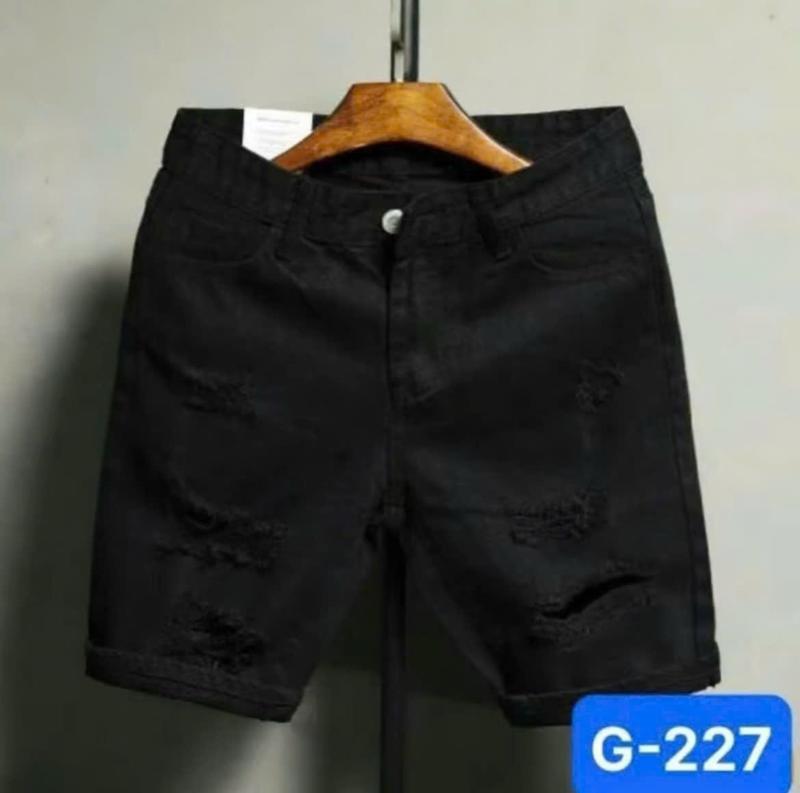 Quần Short Jeans Trắng Trơn Menswear Phong Cách Trẻ Trung Năng Động 3