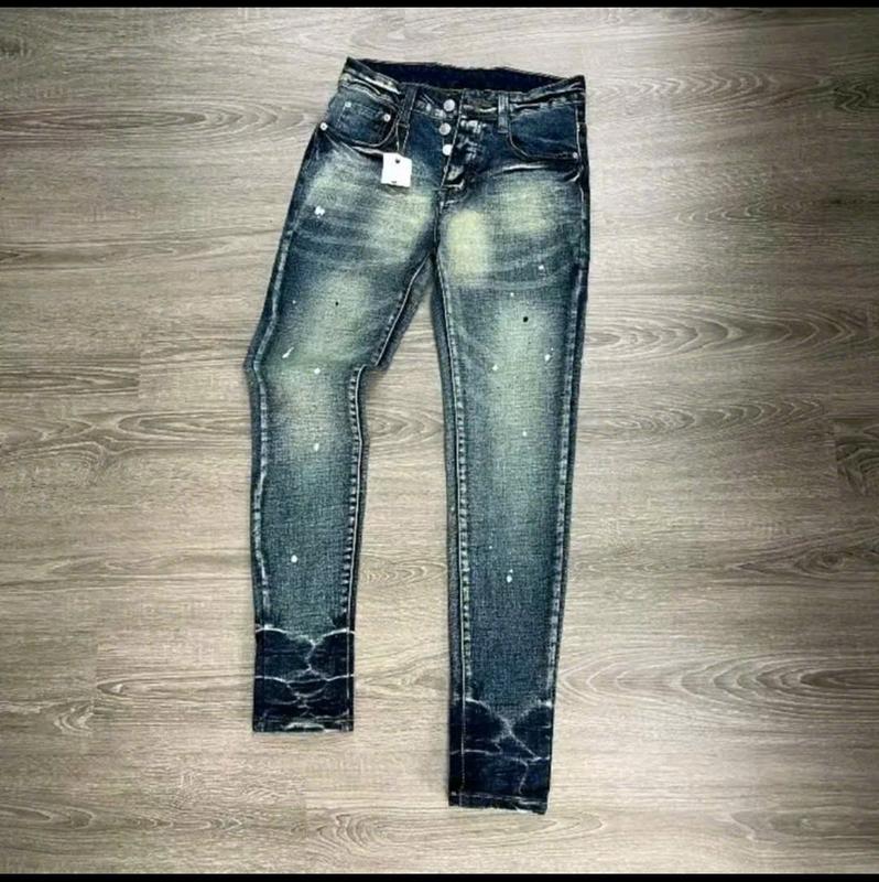 Quần jean pơ pồ không rách bản 4 cúc hot trend vải dày dặn co dãn mẫu mới cao cấp quanjean nam jeans dsq