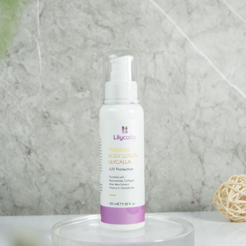 Lotion Lilycalla Beauty pencerah pelembab Perawatan Tubuh Niacinamide Vitamin Wanita Mencerahkan Kaki Hand 3