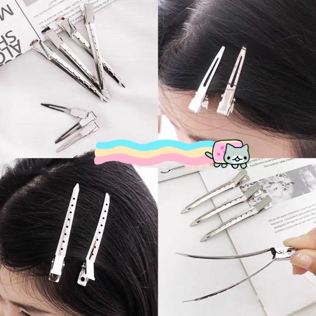 10pcs Jepit bebek Jepitan Rambut Stainless