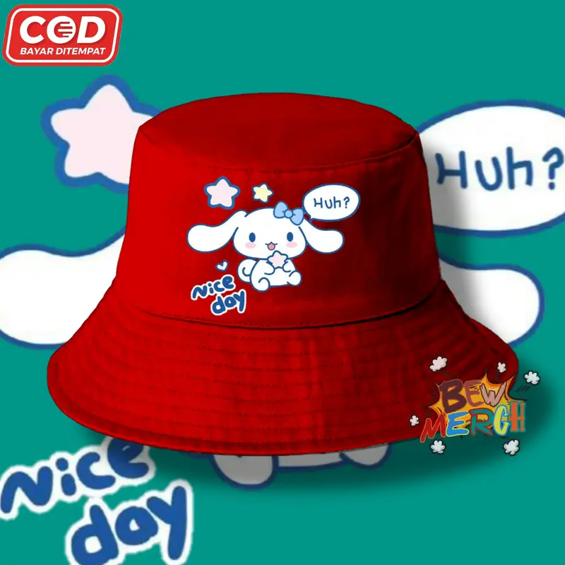 Topi Bucket Anak Cinnamorol / Topi Anak cinnamorol 2