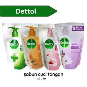 REFILL ISI SABUN CUCI TANGAN DETTOL REFILL DETTOL HANDWASH 200ML