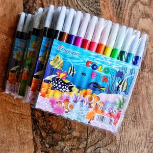 1 pack isi 12 pcs Spidol Warna Warni | Spidol Mewarnai