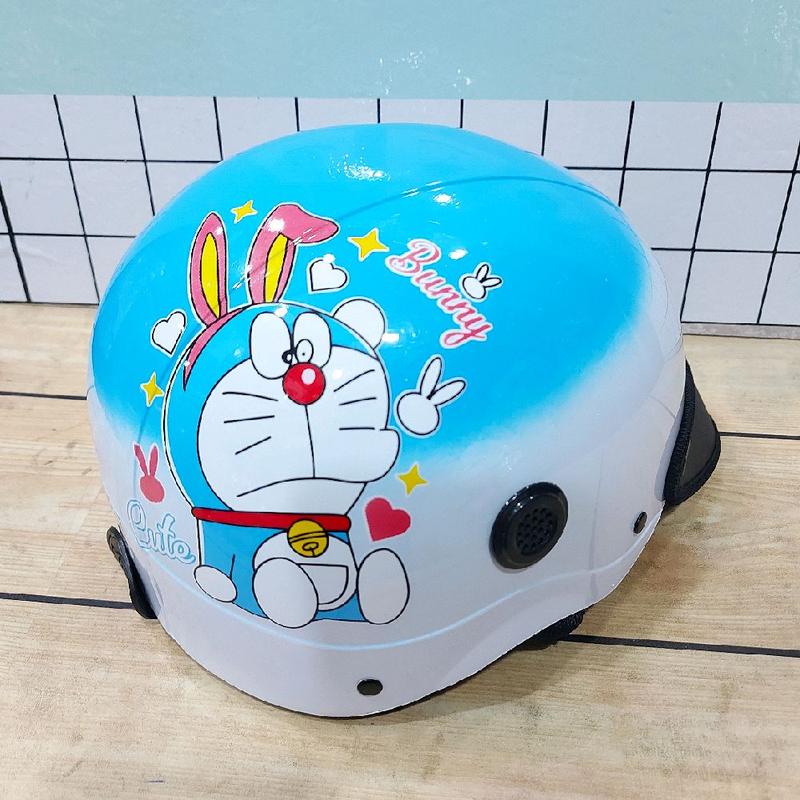   Size NGƯỜI LỚN  Mũ bảo hiểm nửa đầu họa tiết hoạt hình cute nhiều màu.   Người lớn . 