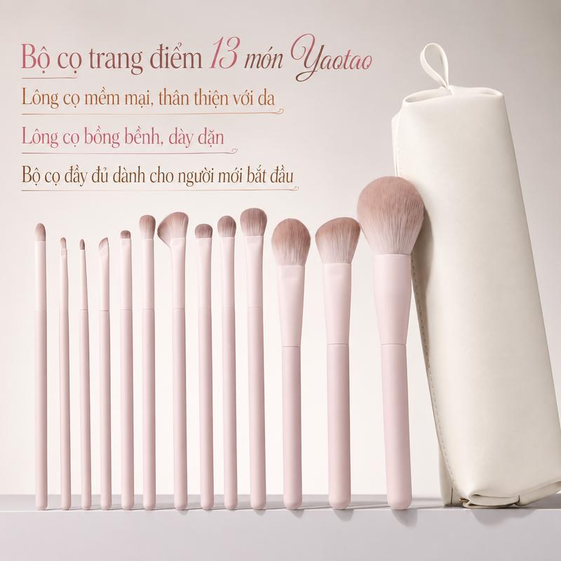 【Ackermann Levell Digital】Bộ Cọ Trang Điểm, 5 / 13 CÁI, Với Cọ Tán Phấn Nền, Cọ…