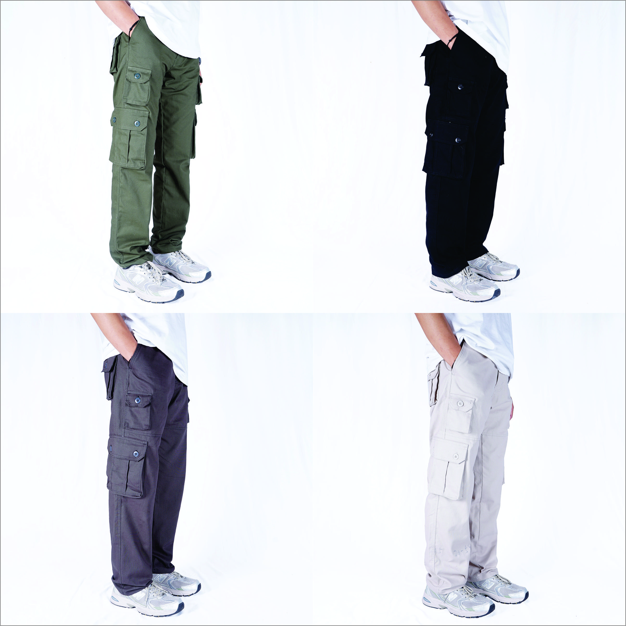 NVSR Long Cargo Pants Extra Pocket | Celana Panjang Cargo