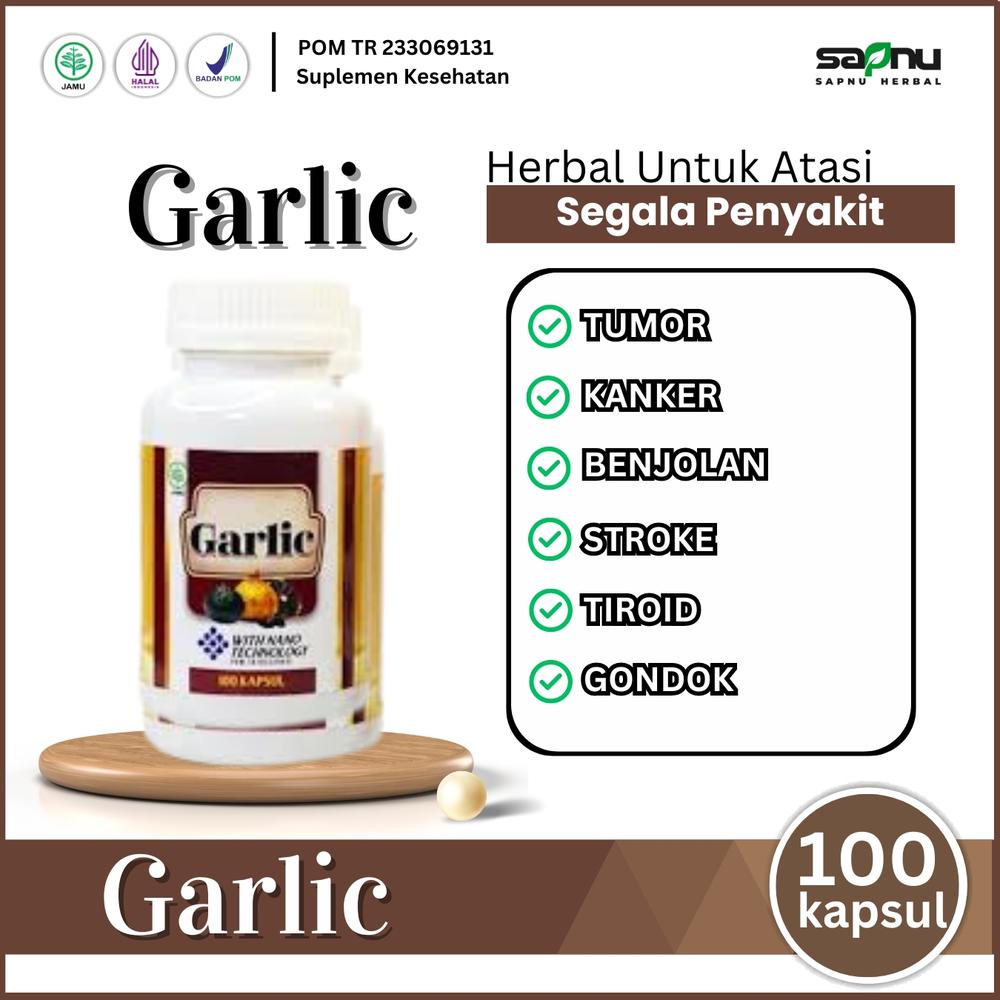 Black Garlic Atasi Tumor Benjolan Kanker Tiroid Gondok Stroke Ringan Original