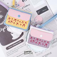 Gambar Cartexblanche Ribbon Mini Dompet Wallet Strap Lanyard Coin Card Holder Wanita dan Pria - White dari CARTEXBLANCHE Kota Administrasi Jakarta Barat 5 Tokopedia