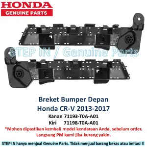 Breket Bemper Depan Kanan Kiri Honda CR-V 2013 2014 2015 2016 2017 Bracket Bumper CRV Car Kendaraan Original Genuine Baru asli