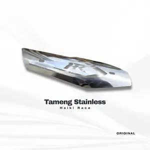 cover tameng stainless knalpot standar racing Original HAIKI RACE