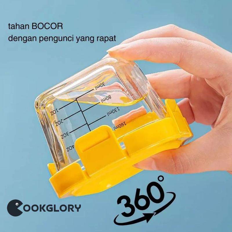Cookglory 3 IN 1 Wadah Mpasi Bayi / Tempat Mpasi Kaca / Baby Glass Food Container Set 4