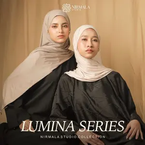 Nirmala Lumina Series - Hijab Polos Premium Airy Spandex Adem Jatuh Lembut Muslim pashmina meleyot