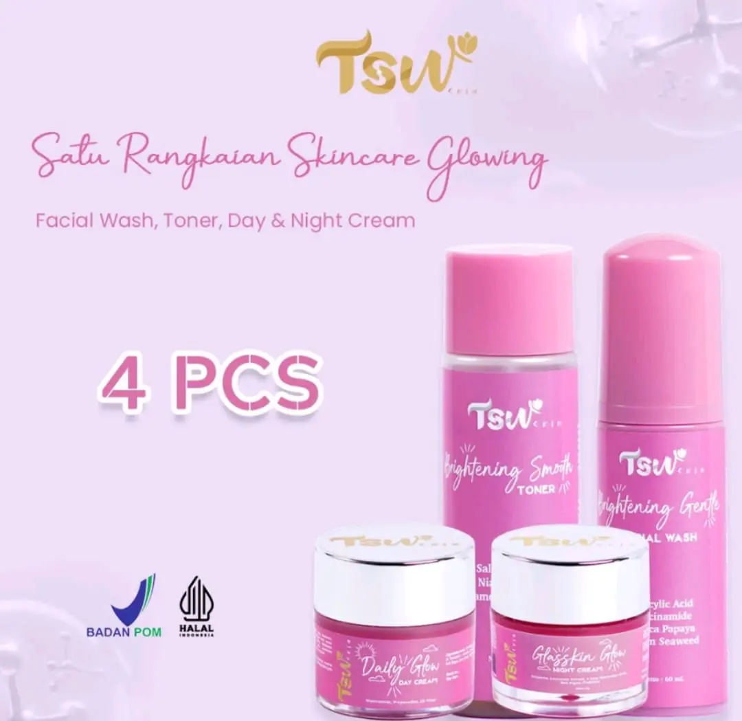 (VERSI NON-DS) Paket Skincare Mini Pink 4in1 Original Medan (TAS PINK)