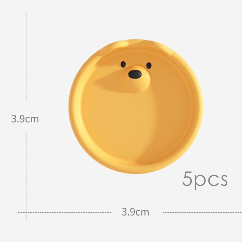 5pcs Silikon penutup pengaman stop kontak listrik anak safety socket silicone cover motif beruang