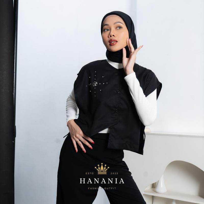 Alexa premium vest wanita korean style with payet 3