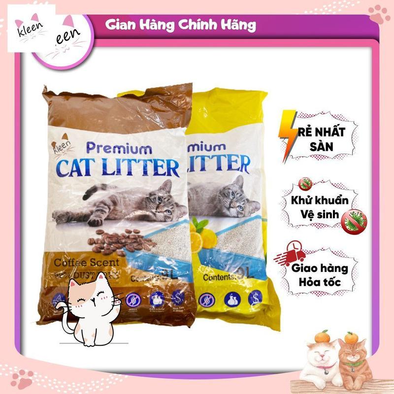 Hàng chinh hǎng 100% Combo 2 túi Cát Mèo Vệ Sinh Premium Cat Litter 9L , Cát…