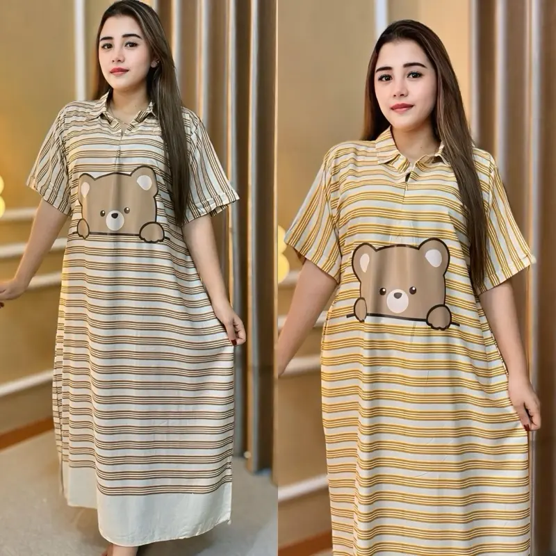 Daster viral terbaru Ld 120 busui rayon premium Tebal tali Samping Motif Panjang