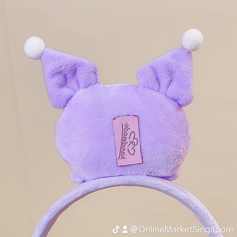 Product Introduction of Sanrio Headband Big-Eared Dog Three-Dimensional Doll Pressed Melody Kuromi Makeup Face Wash Hairpin Cotton Synthetic Nylon Plastic Metal Coating Daily Retro Casual 15