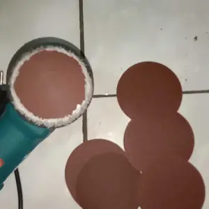 Paket Hemat Amplas Gurinda Tempel Velcro Disc Tatakan Mangkok Amplas Gerinda Pad Velcro