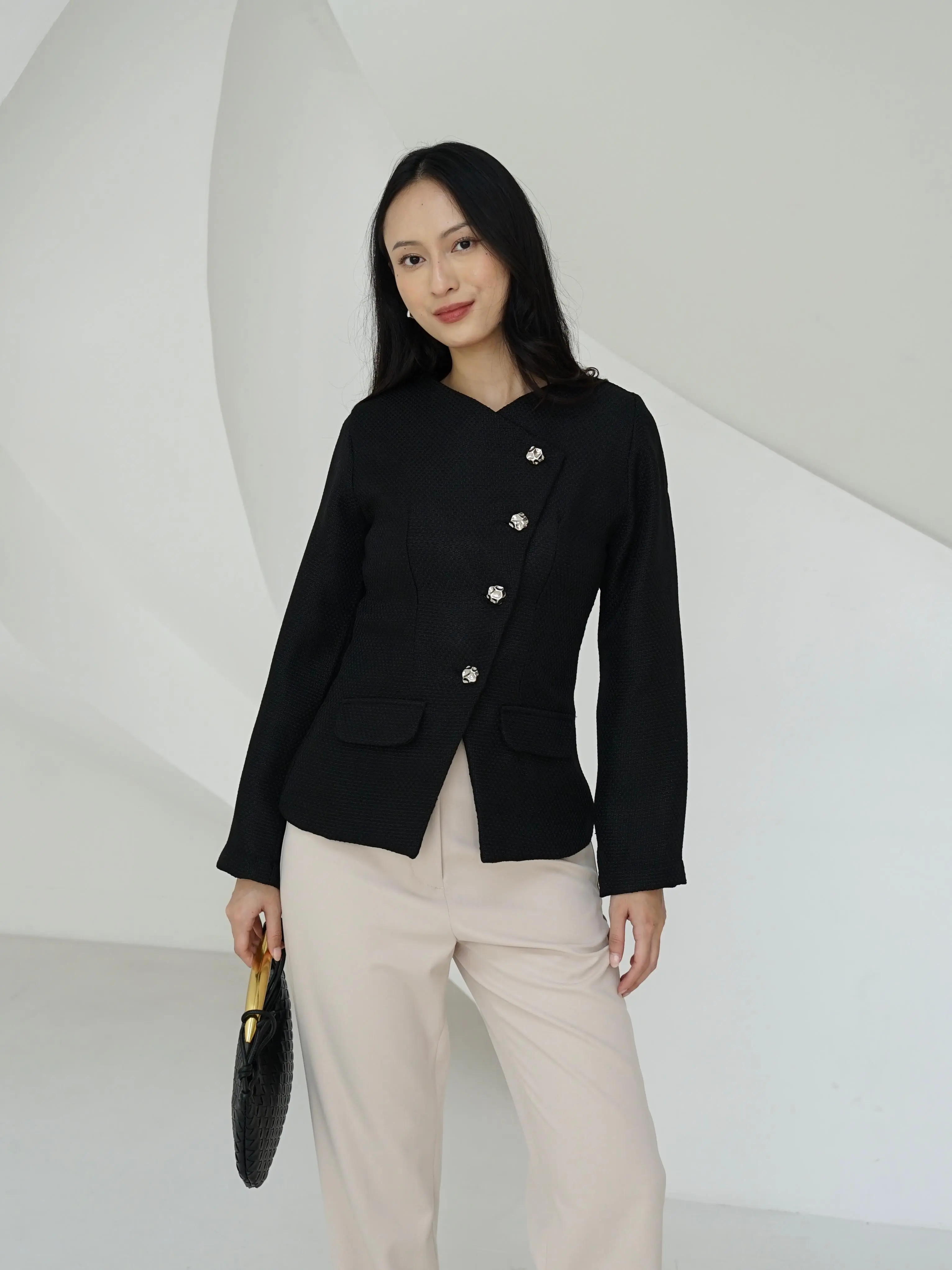Beige Studio - Roman Tweed Blazer