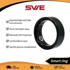 Cincin Pintar SWE, dengan Pengurusan Kesihatan, Kalis Air Kedalaman IP68, Reka Bentuk Tertutup Sepenuhnya, Tersedia dalam 8 Saiz dari 6-13, Kuasa Rendah, Sesuai sebagai Hadiah, Cincin Sukan dan Senaman, Sesuai untuk Tidur, Jualan Kilat