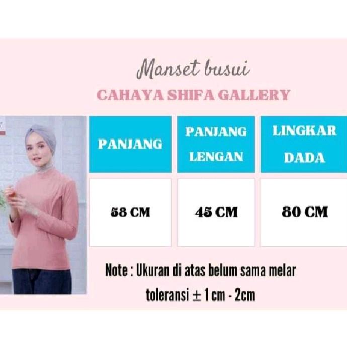 manset busui /daleman  baju busui friendly terlaris 4