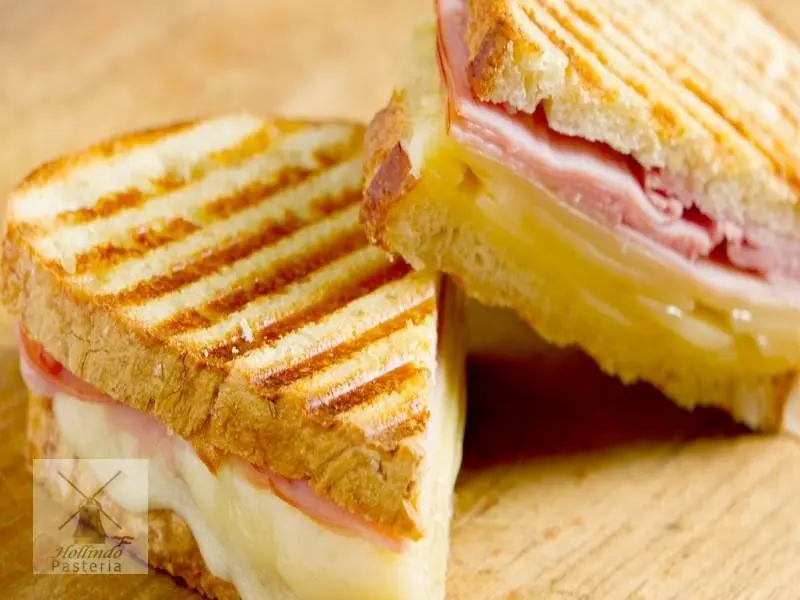 Cheese Ham Toasted Bread/Croque Monsieur/Tosti/Roti Grilled 3