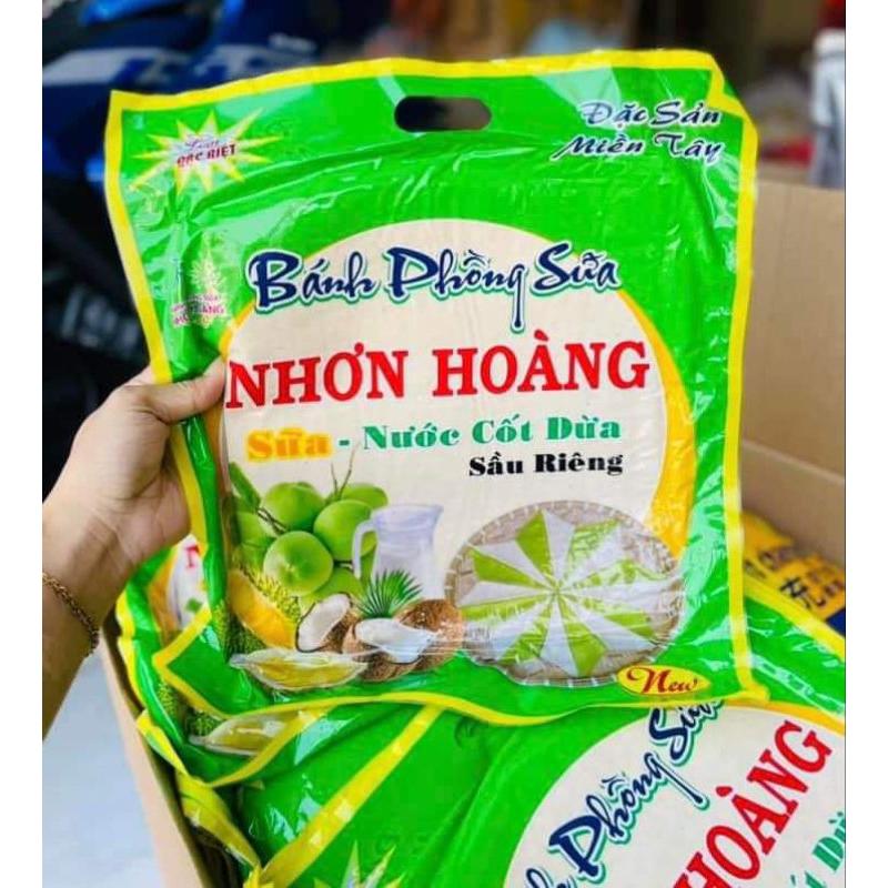 Bánh phồng sữa Nhơn Hoàng 220gr vị sầu riêng - ăn vặt cô ba Nhã