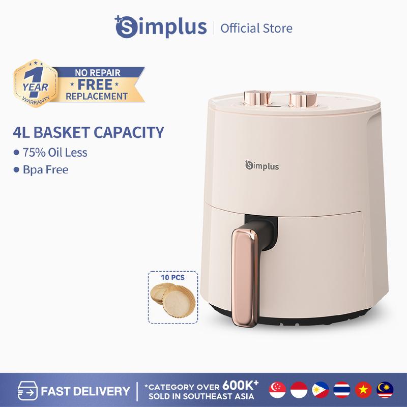 [Hot] Simplus Air Fryer 4L Electric Fryer Oil Free Non Stick - TikTok ...
