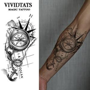 Herbal Clock Pattern Tattoo Sticker Trendy Brand High-end Feel Non-washable Non-rubbing Niche Small Arm Small Leg Long-lasting Non-fading