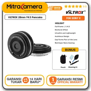 VILTROX 28mm f4.5 Pancake Lens for E Mount