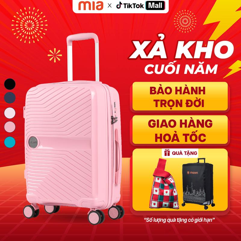 MUA 1 ĐƯỢC 3 Vali Pisani DEMILI size 20 24 Nhựa PP Hạn Chế Bể Vỡ Dây Kéo Đôi Ngăn Nới Rộng Khoá TSA chuẩn Hoa Kỳ MIA miễn phí BẢO HÀNH TRỌN ĐỜI