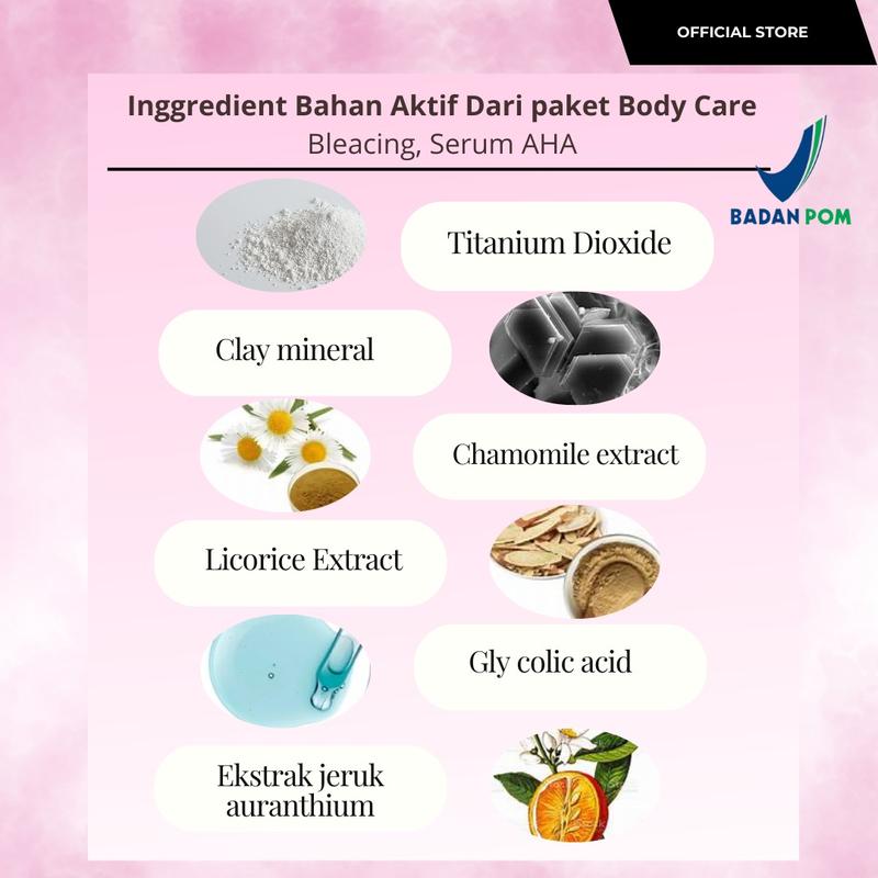 [ARTHA LDT] BUY BLEACHING + AHA BODY SERUM [BRIGHTENING WITH GLUTATHIONE & COLLAGEN]  Lightening Wanita 1