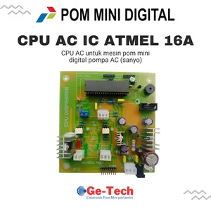 CPU Pom Mini Standar dengan IC Atmega 16A dan Socket Molek
