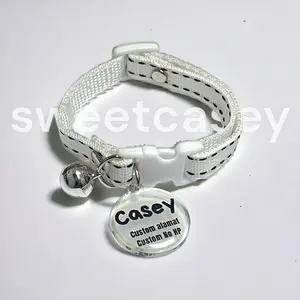 KALUNG KUCING DOT GRATIS CUSTOM NAMA / CAT NECKLACE / CUSTOM NAMA