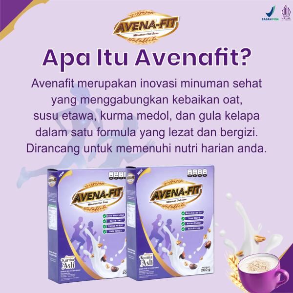 Avenafit - 2 Box Sereal Oatmeal Susu Kurma | BPOM & Halal MUI [ BISA COD ] 1