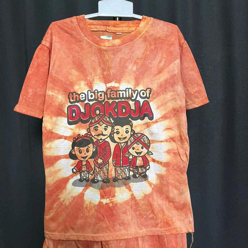 Setelan Kaos Batik Anak Jogja Murah Cap Orang-Orangan Celana Motif 5