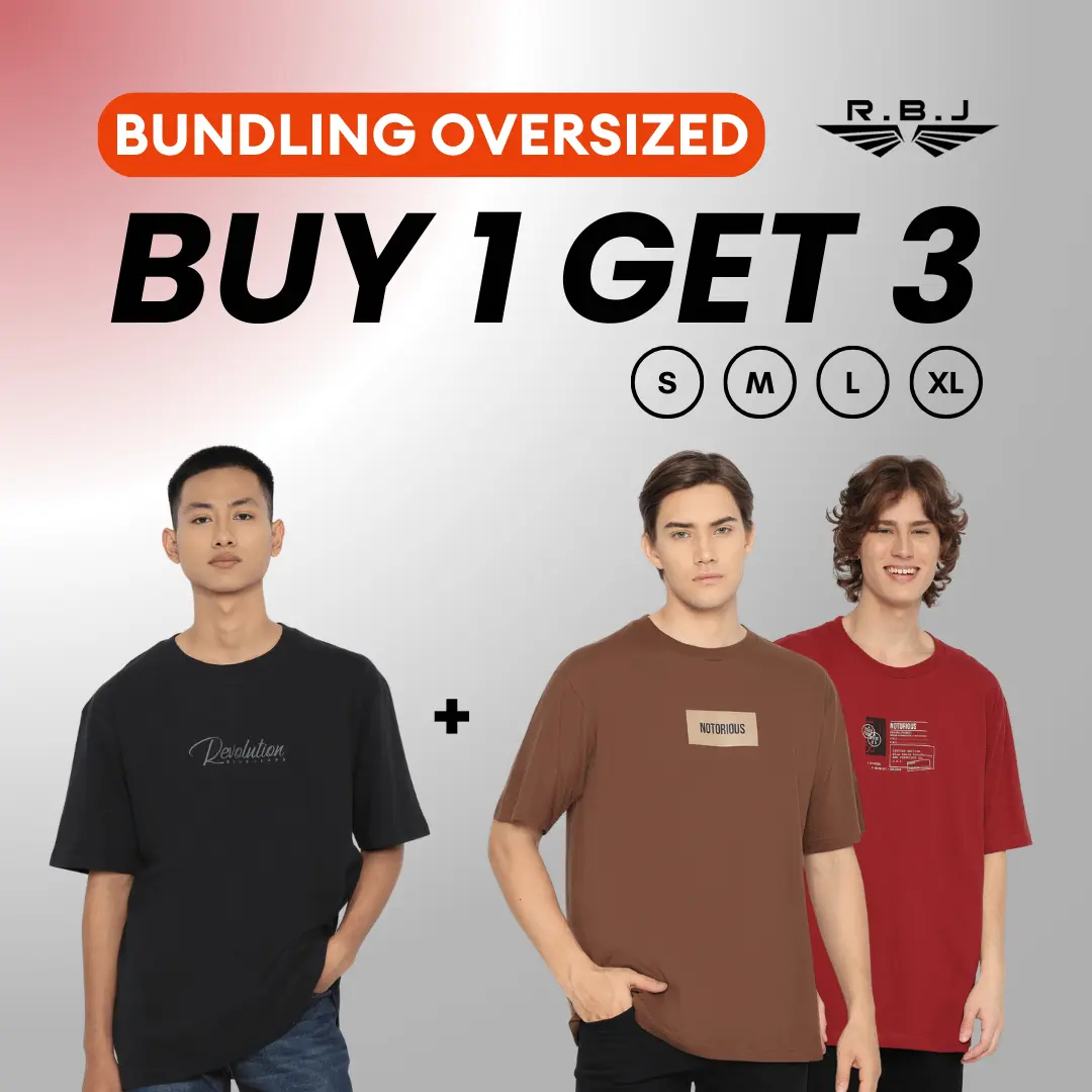 Pay 1 Get 3 RBJ T-Shirt Oversized New Collection