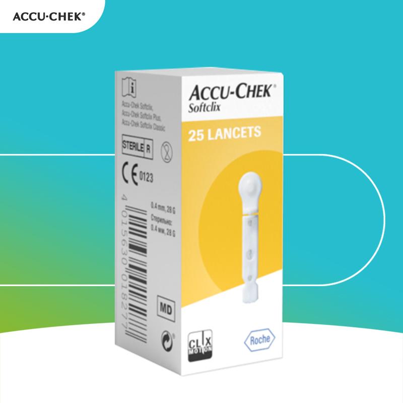 Hộp 25 Kim Chích Máu ACCU-CHEK SoftClix Dùng Cho Máy ACCU-CHEK Active & Instant