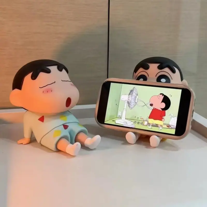 Mainan Tempat ponsel yang dapat dilepas Crayon Shin-chan Mainan anak-anak yang lucu Ornamen buatan tangan 2