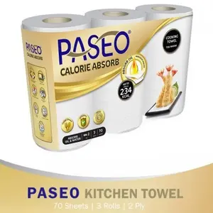 Paseo Kitchet Towel 3roll 70s Tisu Dapur
