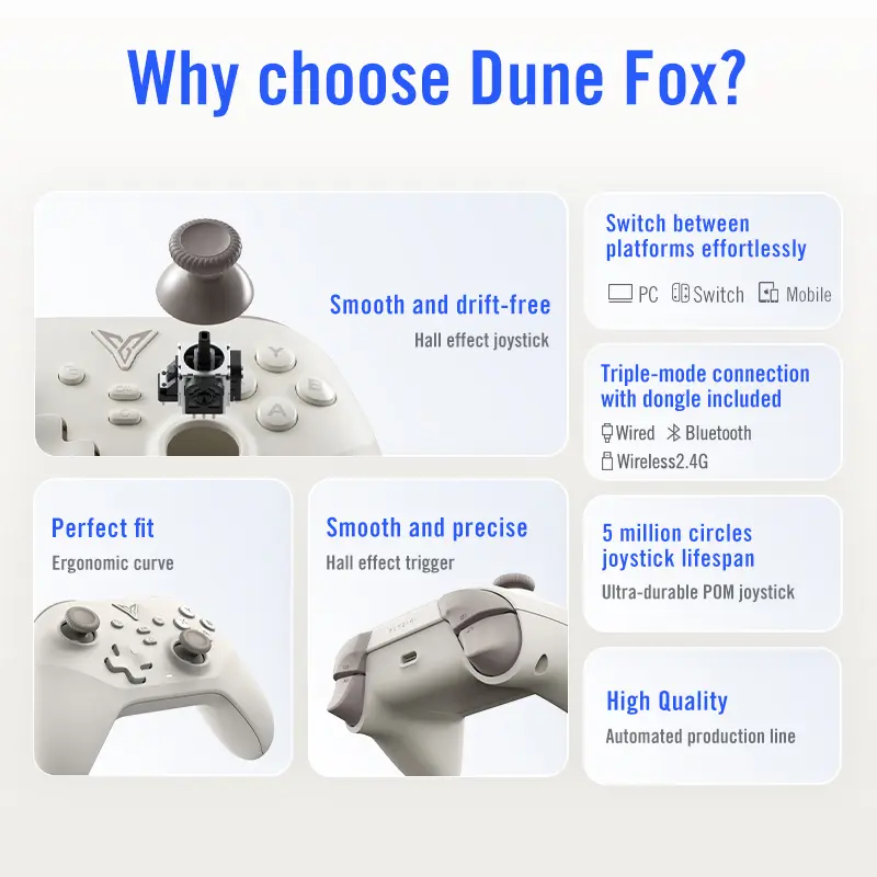 Flydigi DUNE FOX - bảo hành 12 tháng 1 đổi 1, tay cầm chơi game chính hãng | BigBuy360 - bigbuy360.vn Flydigi DUNE FOX - bảo hành 12 tháng 1 đổi 1, tay cầm chơi game chính hãng | BigBuy360 - bigbuy360.vn