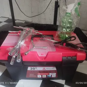 Mitsushi Kunci Sok Y Putih 8-17mm CR-V Steel Torsi 1 Set Lengkap Alat Buka Kunci Mekanik & Perbaikan Sepeda Motor Batang Heksagonal Dukung Afterburner Selongsong Pendingin Kekerasan Tinggi Tahan Lama