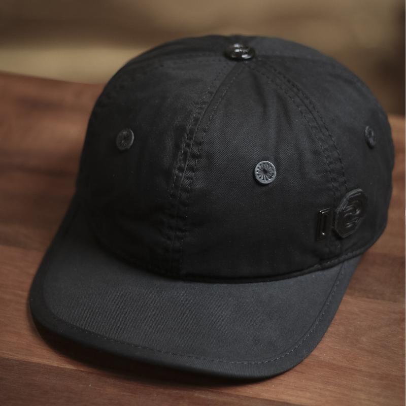 (Hàng VNXK )Nón kết, mũ lưỡi trai Capzone vải kaki lốc xoáy form chuẩn siêu đẹp (Ảnh thật) - Đen Trắng