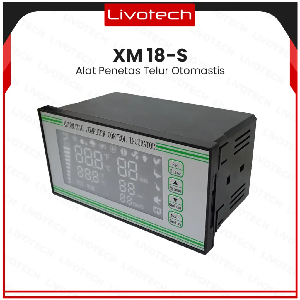 LIVO XM-18S Egg Incubator Temperature & Humidity Controller Thermostat Hygrostat 220V Mesin Tetas Telur
