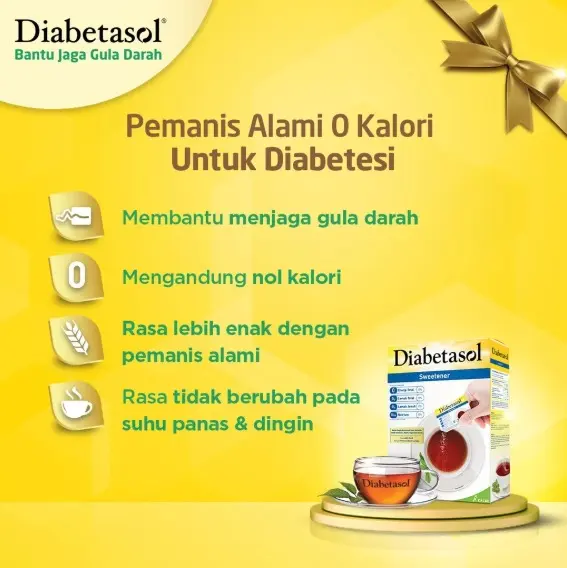 Diabetasol Sweetener No Calories 50x1.5g 2