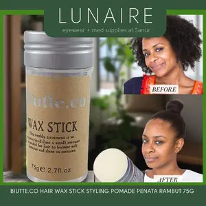 Biutte co Hair Wax Stick Styling Pomade Penata Rambut 75g