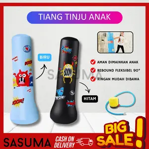 SASUMA Samsak Tinju Anak Standing Inflatable Boxing Ball Kids Training Target Anti Stres